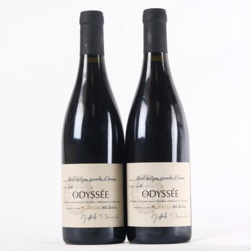 (2) 2018 Pierre Graffeuille Odyssee Cabernet Sauvignon/Grenache/Counoise, Rhone/Bordeaux