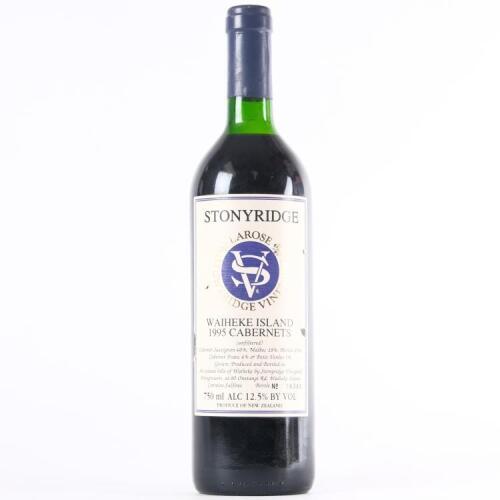 (1) 1995 Stonyridge Vineyard Larose, Waiheke