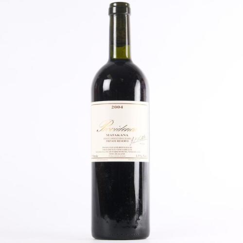 (1) 2004 Providence Private Reserve Merlot/Cabernet Franc/Malbec, Matakana