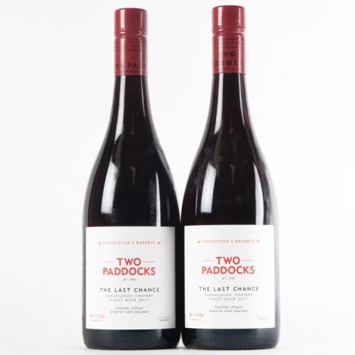 (2) 2017 Two Paddocks The Last Chance Pinot Noir, Earnscleugh
