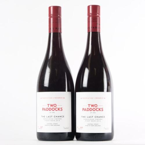 (2) 2016 Two Paddocks The Last Chance Pinot Noir, Earnscleugh