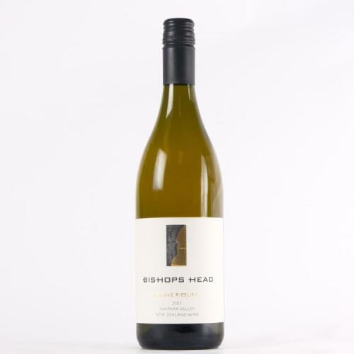 (1) 2007 Bishop's Head Reserve Riesling, Waipara