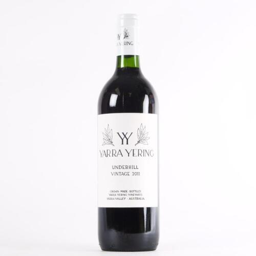 (1) 2011 Yarra Yering Underhill Shiraz, Yarra VIC