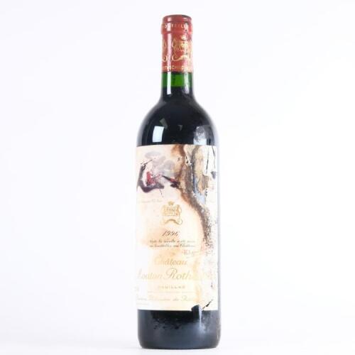 (1) 1996 Chateau Mouton Rothschild 1er Cru Classe, Pauillac