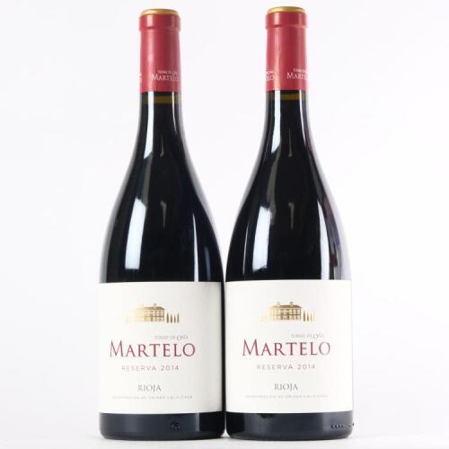 (2) 2014 Torre de Ona Finca Martelo Reserva, Rioja