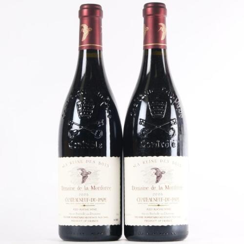 (2) 2008 Domaine de la Mordoree Chateauneuf du Pape La Reine des Bois