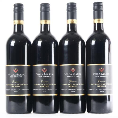 (4) 2020 Villa Maria Reserve Cabernet Sauvignon, Hawkes Bay