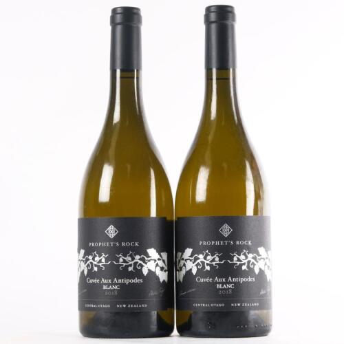 (2) 2018 Prophets Rock Cuvee aux Antipodes Blanc, Central Otago