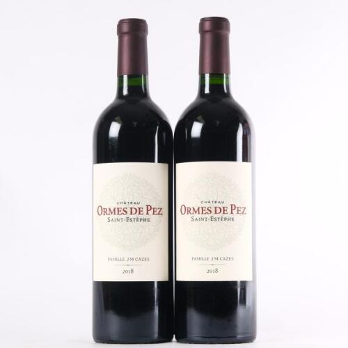 (2) 2018 Chateau Les Ormes-de-Pez, St Estephe
