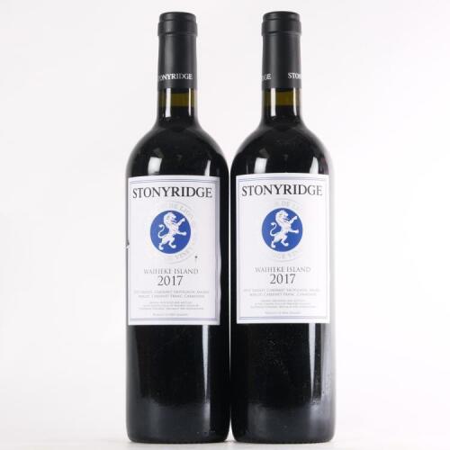 (2) 2017 Stonyridge Vineyard Coeur de Lion, Waiheke