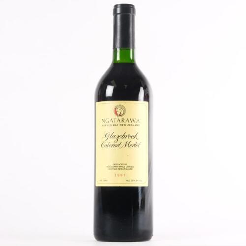 (1) 1991 Ngatarawa Glazebrook Cabernet Sauvignon/ Merlot, Hawkes Bay