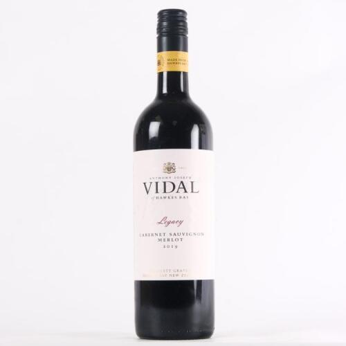 (1) 2019 Vidals Legacy Cabernet Sauvignon/Merlot, Gimblett Gravels