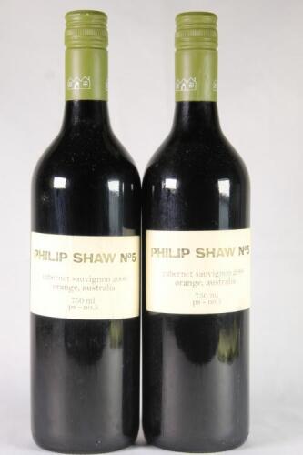 (2) 2006 Philip Shaw No 5 Cabernet Sauvignon, Orange NSW