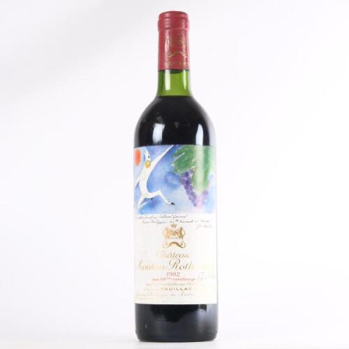 (1) 1982 Chateau Mouton Rothschild 1er Cru Classe, Pauillac