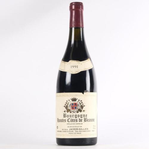 (1) 1991 Jayer-Gilles Bourgogne Rouge, Hautes Cotes de Beaune