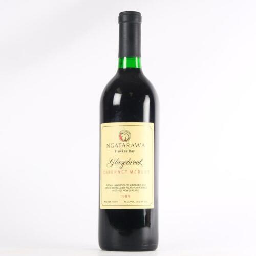 (1) 1989 Ngatarawa Glazebrook Cabernet Sauvignon/Merlot, Hawkes Bay