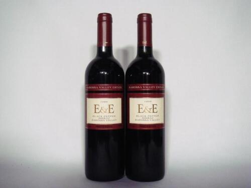 (2) 1996 Barossa Valley Estates E&E Black Pepper Shiraz, Barossa SA