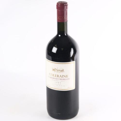 (1) 1989 Te Mata Estate Coleraine 1500ml, Hawkes Bay
