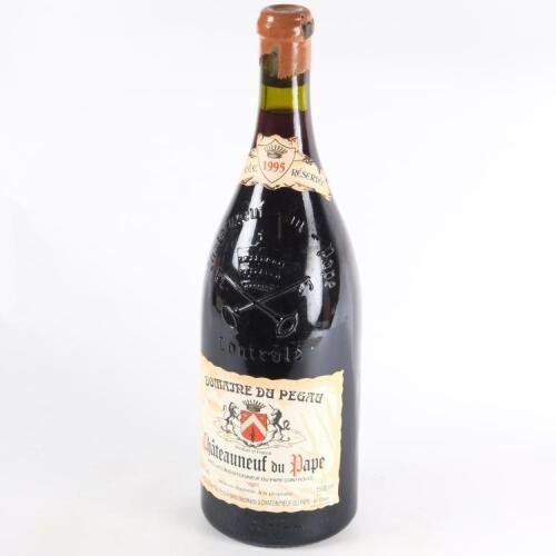 (1) 1995 Domaine du Pegau Cuvee Reserve Chateauneuf du Pape 1500ml