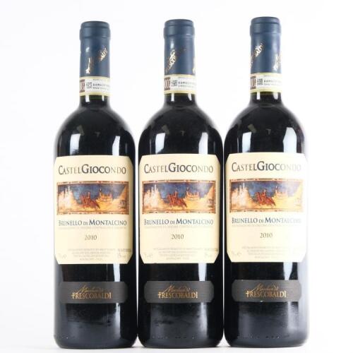 (3) 2010 Marchesi Frescobaldi CastelGiocondo Brunello di Montalcino, Tuscany