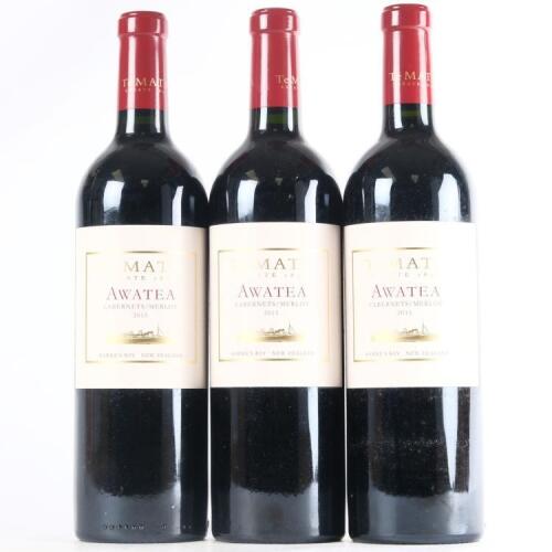 (3) 2015 Te Mata Estate Awatea, Hawkes Bay