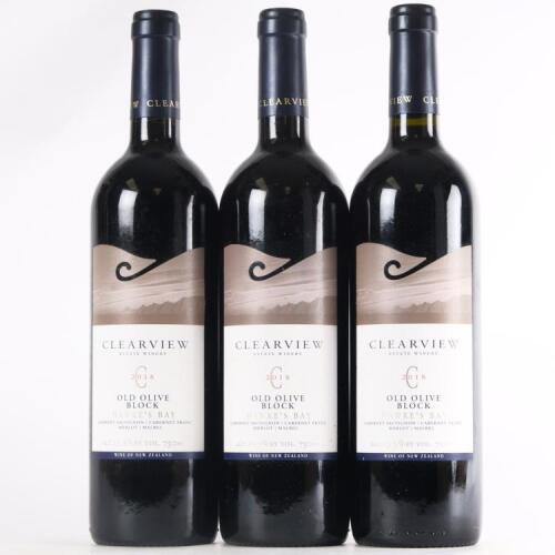 (3) 2018 Clearview Estate Old Olive Block, Hawkes Bay