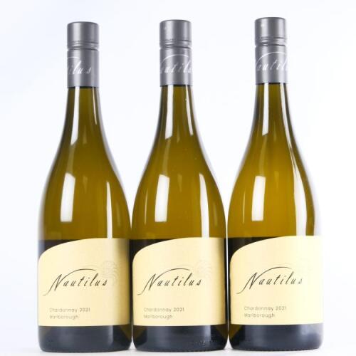 (3) 2021 Nautilus Chardonnay, Marlborough