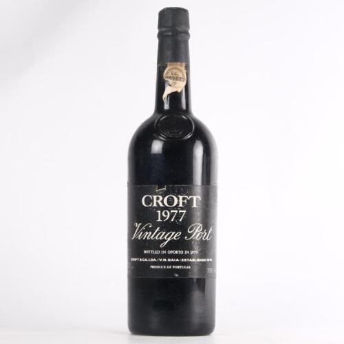 (1) 1977 Croft Vintage Port, Oporto