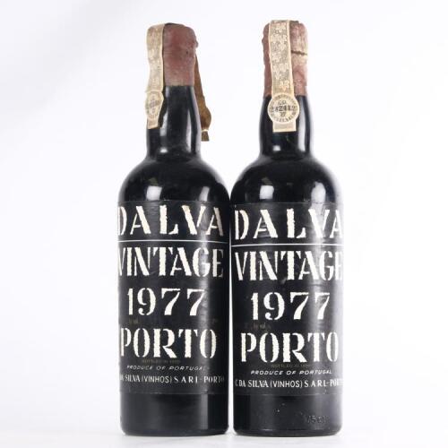 (2) 1977 C. da Silva Dalva Vintage Port, Oporto