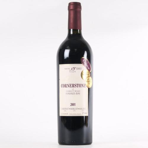 (1) 2001 Newton Forrest Cornerstone Cabernet Sauvignon/Merlot/Malbec, Gimblett Gravels