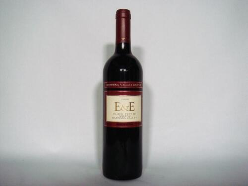 (1) 1996 Barossa Valley Estates E&E Black Pepper Shiraz, Barossa SA