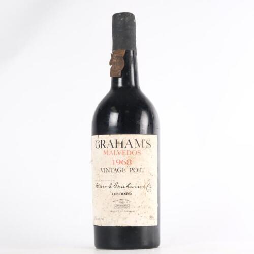 (1) 1968 W & J Graham & Co. Malverdos Vintage Port, Oporto