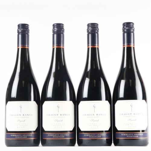 (4) 2016 Craggy Range Single Vineyard Syrah, Gimblett Gravels