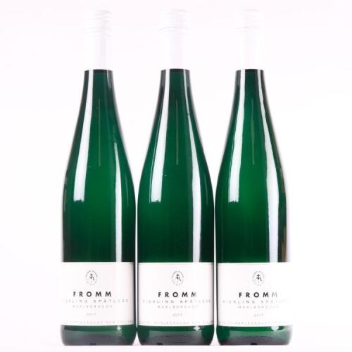 (3) 2017 Fromm Riesling Spatlese, Marlborough