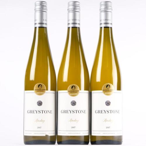 (3) 2017 Greystone Riesling, Waipara