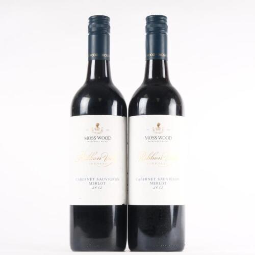 (2) 2012 Moss Wood Ribbon Vale Cabernet Sauvignon/Merlot, Margaret River WA