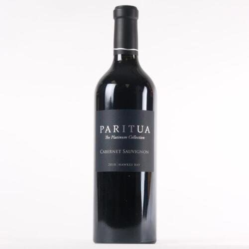 (1) 2018 Paritua Vineyards Platinum Cabernet Sauvignon, Hawkes Bay