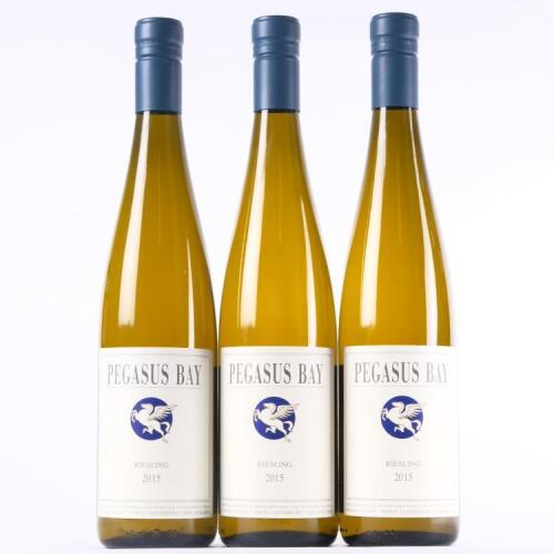 (3) 2015 Pegasus Bay Riesling, Waipara