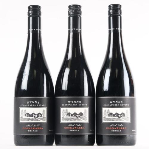 (3) 2013 Wynns Black Label Shiraz, Coonawarra SA