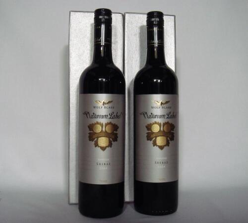 (2) 2004 Wolf Blass Platinum Label Shiraz, Barossa SA