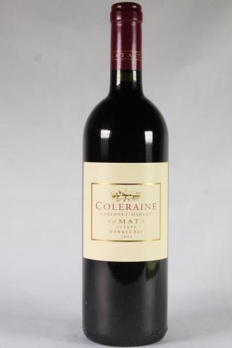 (1) 2001 Te Mata Coleraine, Hawkes Bay
