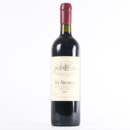 (1) 2007 St Nesbit Merlot/Franc/Petit Verdot, Karaka