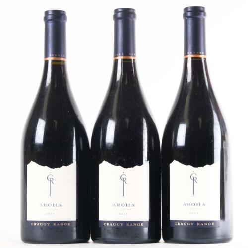 (3) 2011 Craggy Range Aroha Pinot Noir, Martinborough