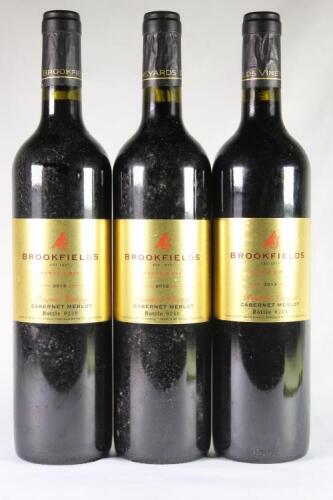(3) 2013 Brookfields Reserve Vintage Cabernet Sauvignon/Merlot, Hawkes Bay
