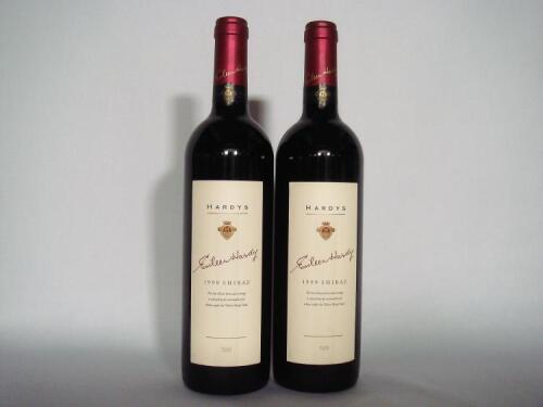 (2) 1999 Hardy's Eileen Hardy Shiraz, McLaren Vale SA