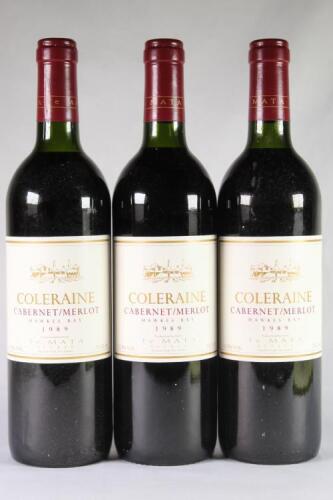 (3) 1989 Te Mata Coleraine, Hawkes Bay