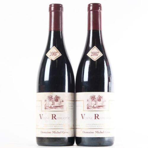 (2) 2007 Michel Gros Vosne Romanee, Cote de Nuits