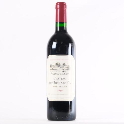 (1) 1989 Chateau Les Ormes de Pez, St Estephe