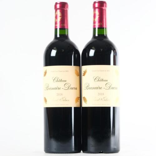 (2) 2018 Chateau Branaire-Ducru 4eme Cru Classe, St Julien