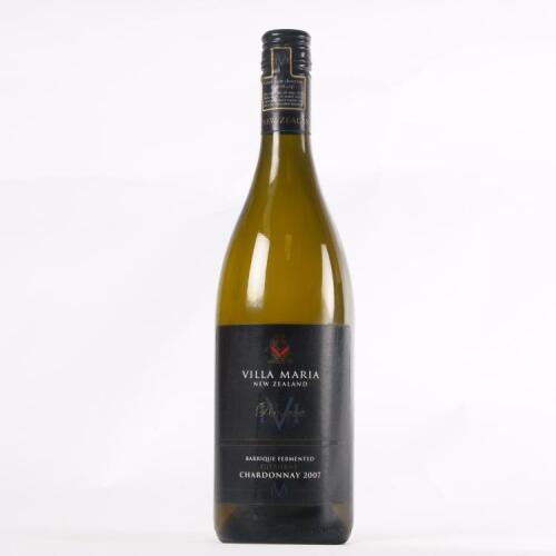 (1) 2007 Villa Maria Reserve Barrique Fermented Chardonnay, Gisborne